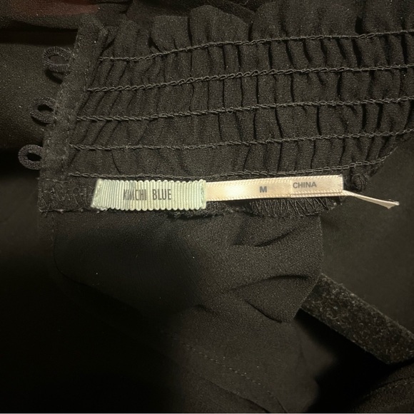 Embroidered Floral Chiffon Women’s Wide Long Sleeve Blouse from Urban Outfitters - Picture 5 of 7